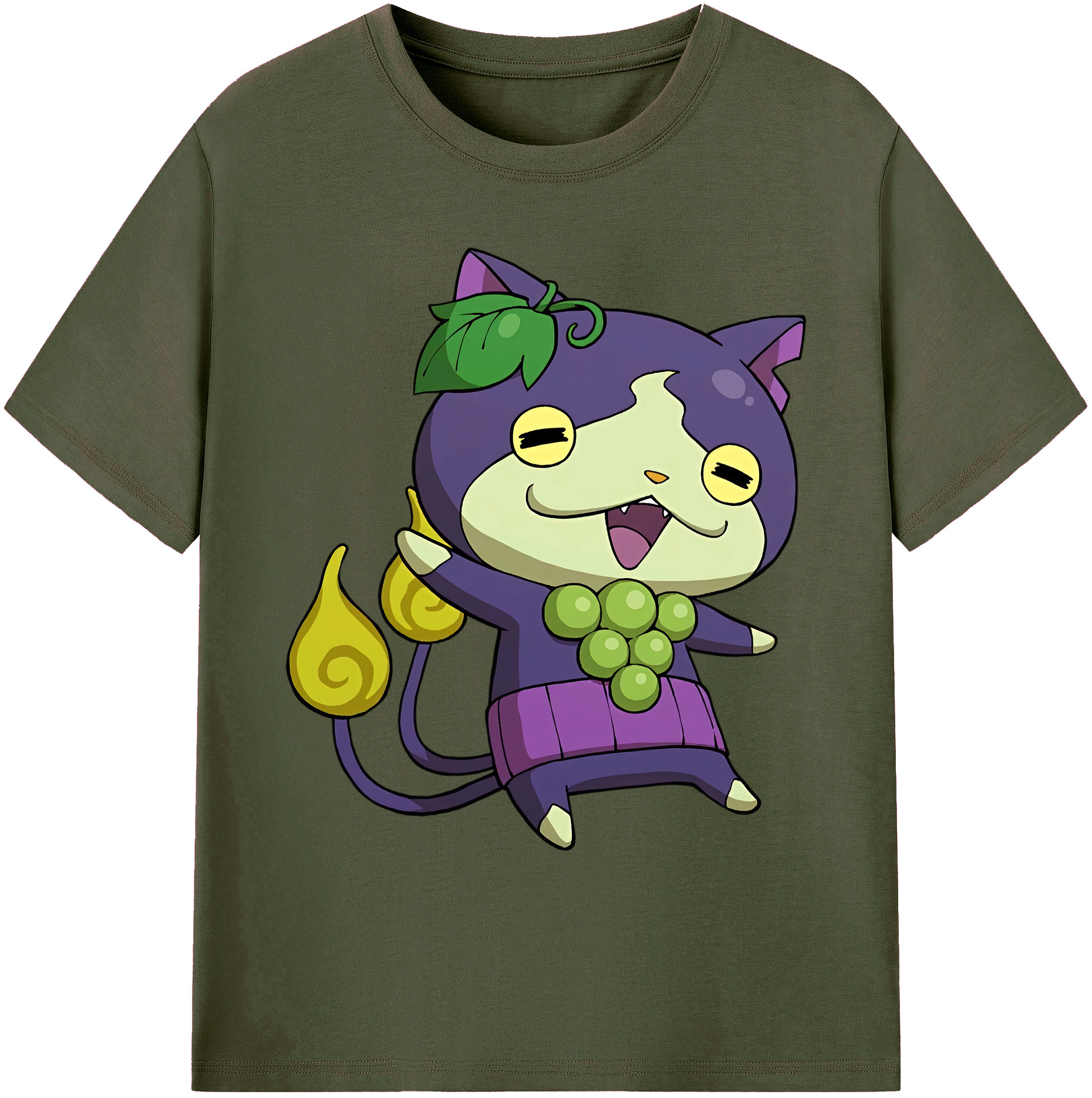 （画像用） 妖怪ウォッチ Yo-kai Watch 綿100％ メンズ半袖Tシャツ｜肌触りやわらか＆通気性